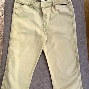 Sage green work pant.